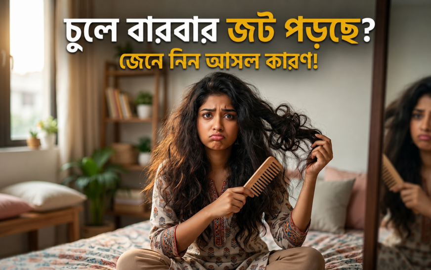 চুলে বারবার জট পড়ছে? জেনে নিন আসল কারণ!