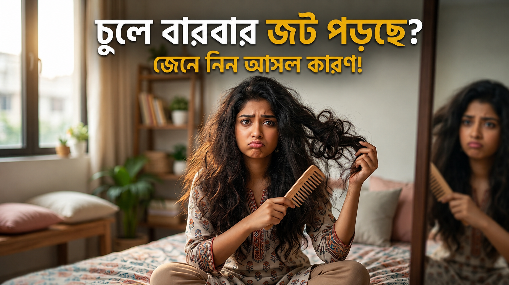 চুলে বারবার জট পড়ছে? জেনে নিন আসল কারণ!