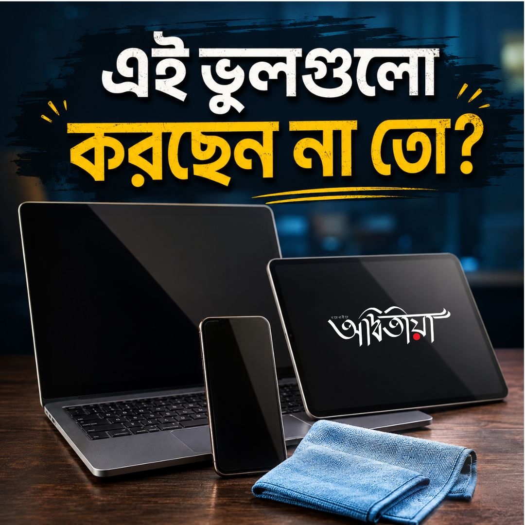স্ক্রিন মোছার সময় এই ভুলগুলো করছেন না তো?