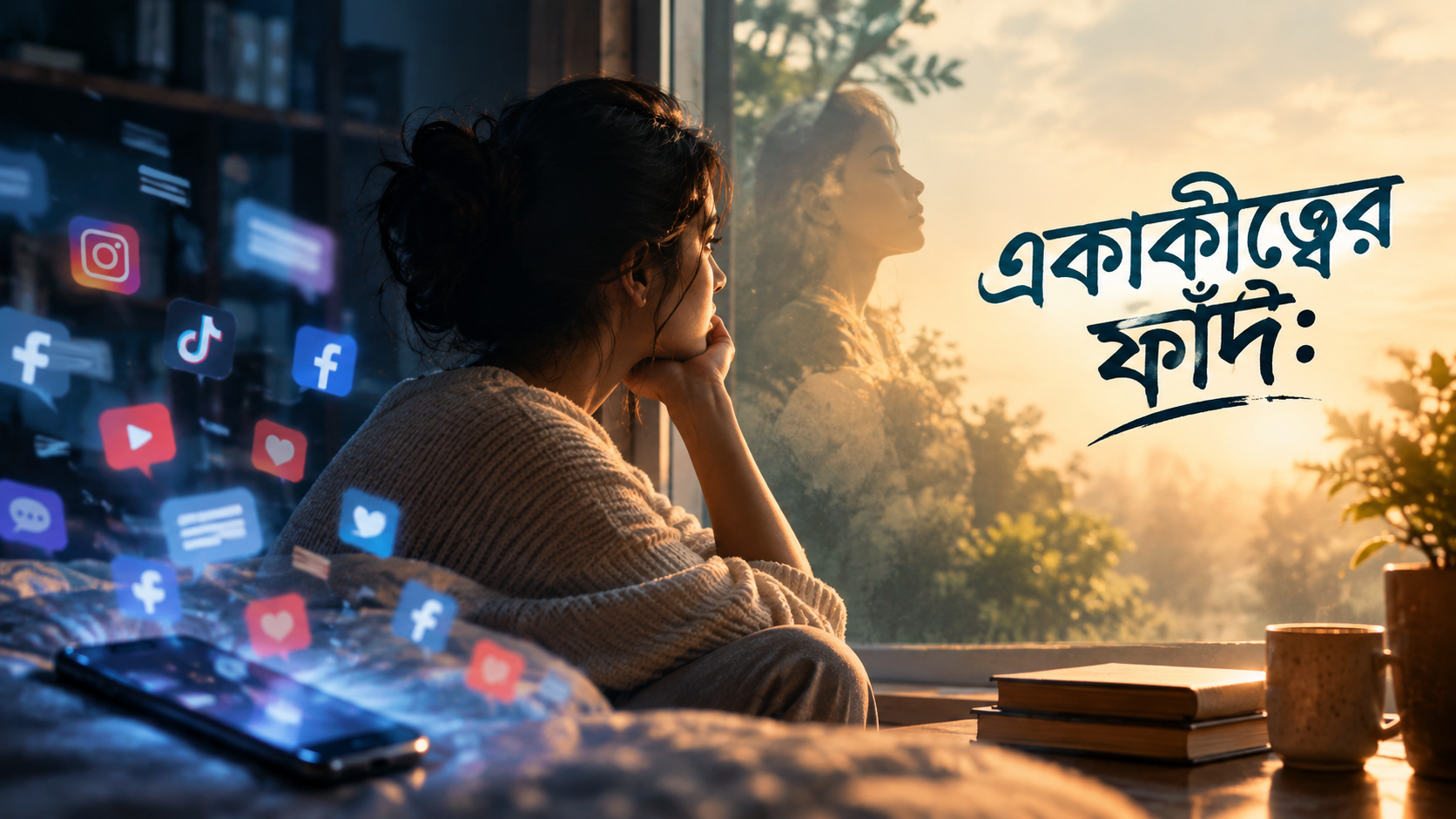 একাকীত্বের ফাঁদ: আমরা কি নিজেদের ভয় পাচ্ছি?